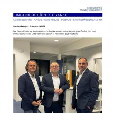 Steffen Pelz jetzt Prokurist bei IBF